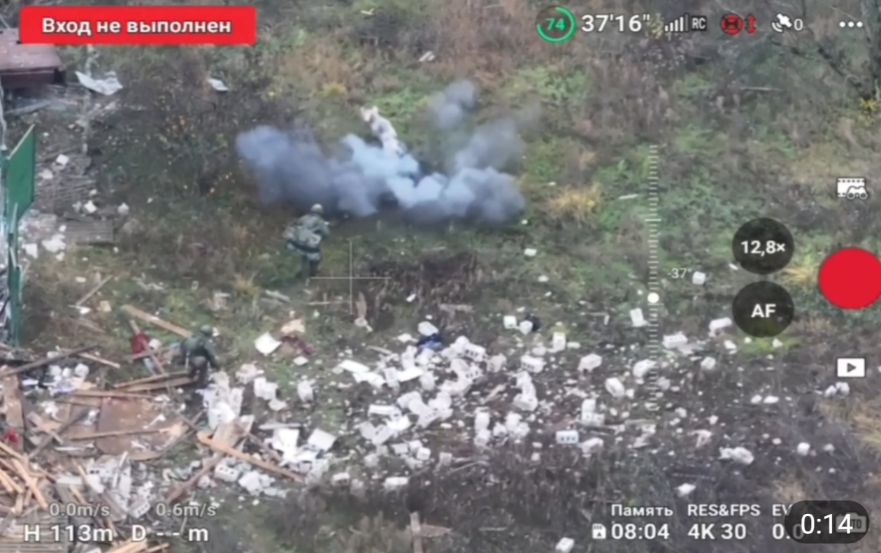 俄媒：视频显示，一头猪突然冲出引爆地雷救下两名俄军士兵