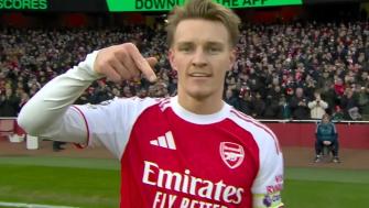 继续领跑！阿森纳2-1布莱顿 厄德高取赛季首球赖斯造乌龙加布复出