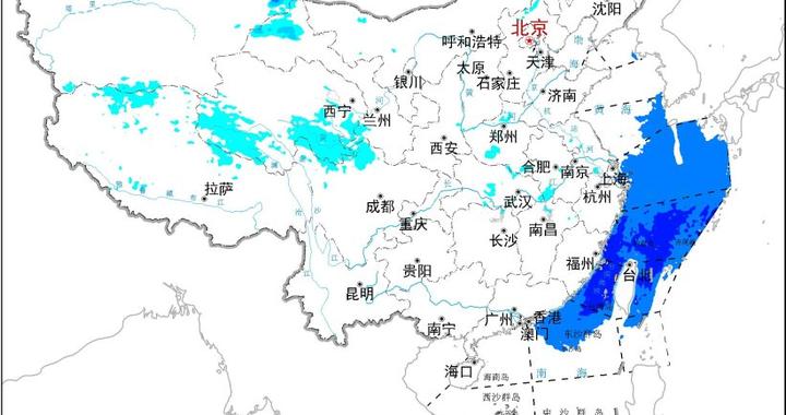 中央气象台继续发布大风蓝警：台湾海峡部分海域风力可达9级