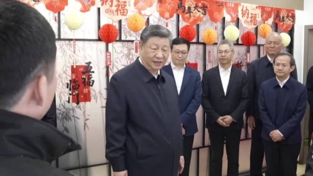 习近平春节考察 与人民在一起