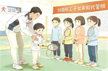 职工忙春运 单位帮带娃（画里有话）